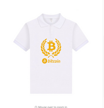 Polo Bitcoin logo/Couronne de laurier - the bitcoin club 
