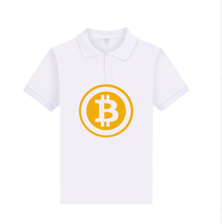 Polo Bitcoin logo/Couronne de laurier - the bitcoin club 