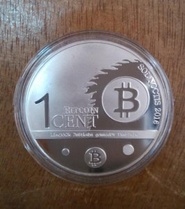 Pièce de 1 Bitcoin de collection en argent - the bitcoin club 