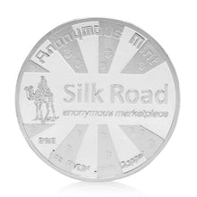 Pièce Or/Argent Silk Road Bitcoin - the bitcoin club 