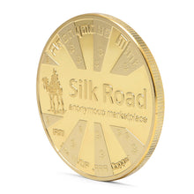 Pièce Or/Argent Silk Road Bitcoin - the bitcoin club 