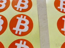 Lot de 500 stickers du logo Bitcoin - the bitcoin club 