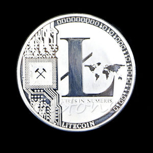 Pièce Litecoin en argent - the bitcoin club 