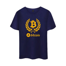 Tee shirt - logo du Bitcoin - motif simple - the bitcoin club 