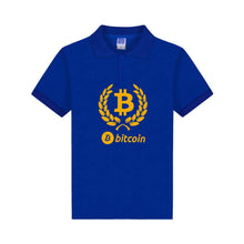 Polo Bitcoin logo/Couronne de laurier - the bitcoin club 