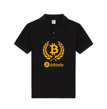 Polo Bitcoin logo/Couronne de laurier - the bitcoin club 