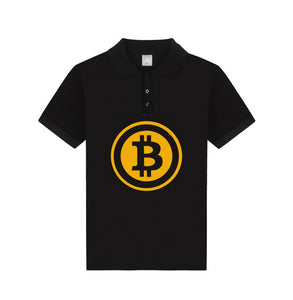 Polo Bitcoin logo/Couronne de laurier - the bitcoin club 