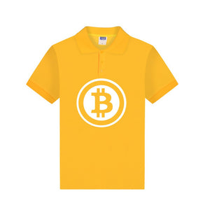 Polo Bitcoin logo/Couronne de laurier - the bitcoin club 