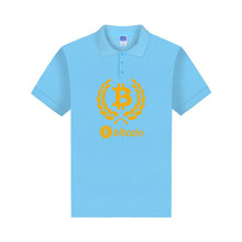 Polo Bitcoin logo/Couronne de laurier - the bitcoin club 