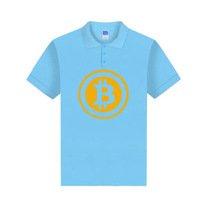 Polo Bitcoin logo/Couronne de laurier - the bitcoin club 