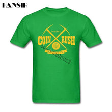 Tee shirt homme "Coin rush" - Minneur/minning - the bitcoin club 