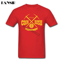 Tee shirt homme "Coin rush" - Minneur/minning - the bitcoin club 