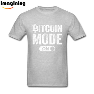 Tee shirt "Bitcoin Mode: On" - the bitcoin club 