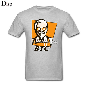 Tee shirt - KFC parodie Bitcoin/BTC - the bitcoin club 