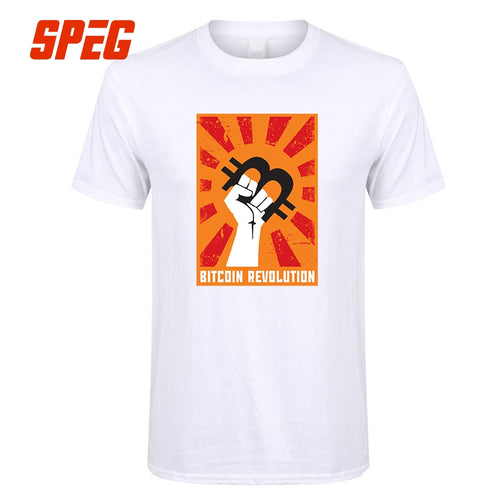 Tee Shirt Bitcoin Parodie Revolution communiste - the bitcoin club 