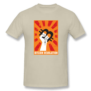 Tee Shirt Bitcoin Parodie Revolution communiste - the bitcoin club 