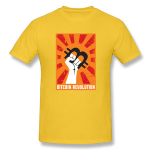 Tee Shirt Bitcoin Parodie Revolution communiste - the bitcoin club 