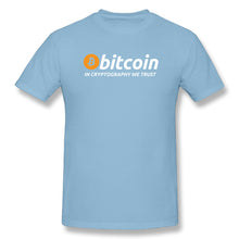 Tee Shirt Bitcoin: "In Cryptography We Trust" - the bitcoin club 