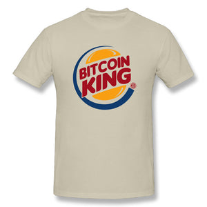 Tee Shirt Bitcoin King - Parodie Burger King - the bitcoin club 