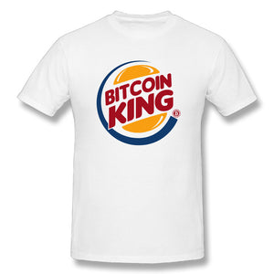 Tee Shirt Bitcoin King - Parodie Burger King - the bitcoin club 