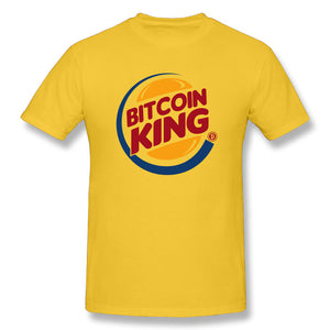 Tee Shirt Bitcoin King - Parodie Burger King - the bitcoin club 