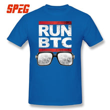 Tee Shirts homme - Parodie de RUN DMC / RUN BTC - the bitcoin club 