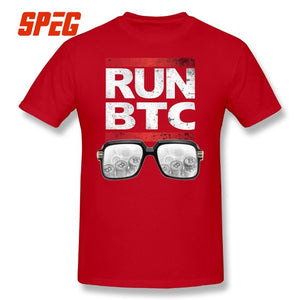 Tee Shirts homme - Parodie de RUN DMC / RUN BTC - the bitcoin club 